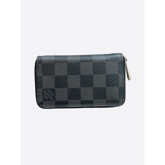 Louis Vuitton Damier Graphite Zippy Card Pouch - Picture 1 of 4